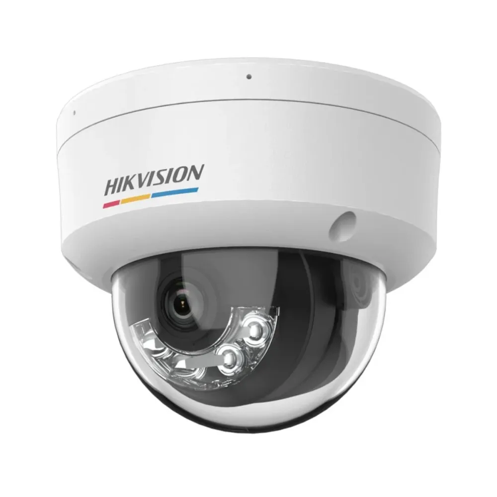 Câmara de Segurança IP Hikvision Value Dome ColorVu PoE 4MP 2.8mm Exterior IP67 - DS-2CD1147G2H-LIU(2.8mm)