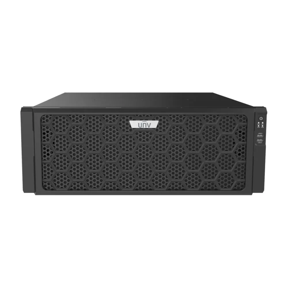 Gravador NVR Uniview Pro 256 Canais 8K PoE Preto - UV-NVR532-256E-R-IM
