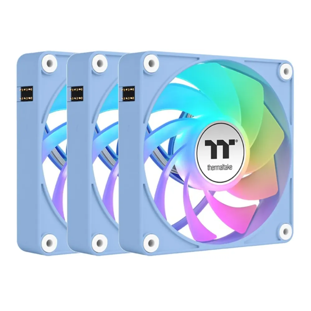 Ventoinha Inversa ThermalTake CT120 EXARGB Azul (3 unidades)
