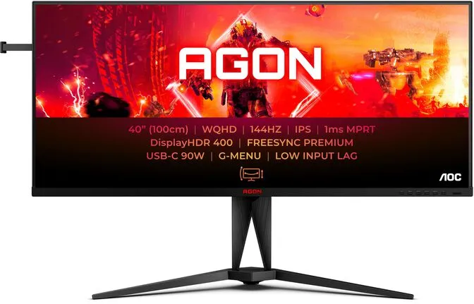 Monitor AGON by AOC 40" AG405UXC IPS UWQHD 144Hz 1ms FreeSync Premium HDR400