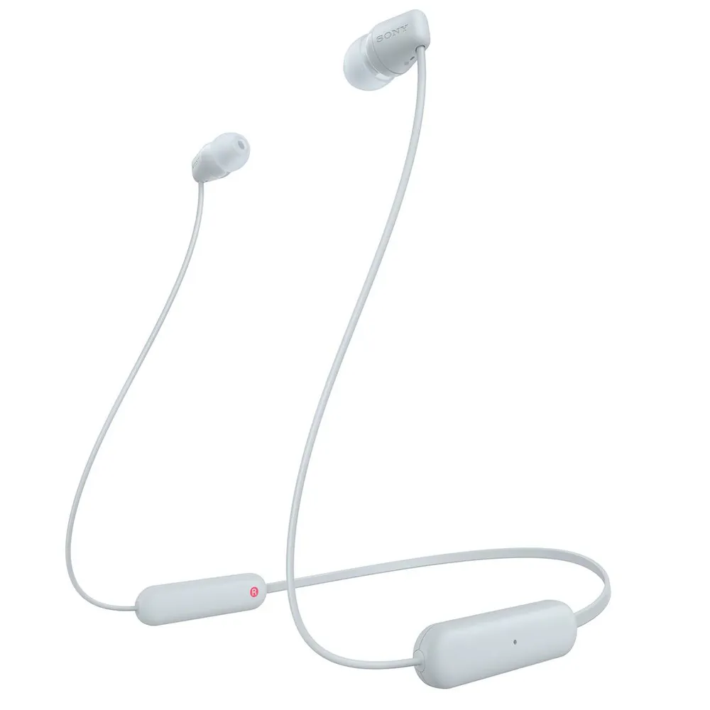 Auriculares Sony WI-C100W Bluetooth Brancos