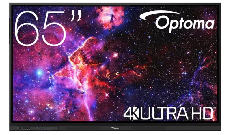 Monitor Interactivo Optoma Creative Touch Série 3 - 65" / 8GB / 64GB / 4K / Tátil / Android / IA / Wi-Fi 6 / Colunas 20W - 3653RK