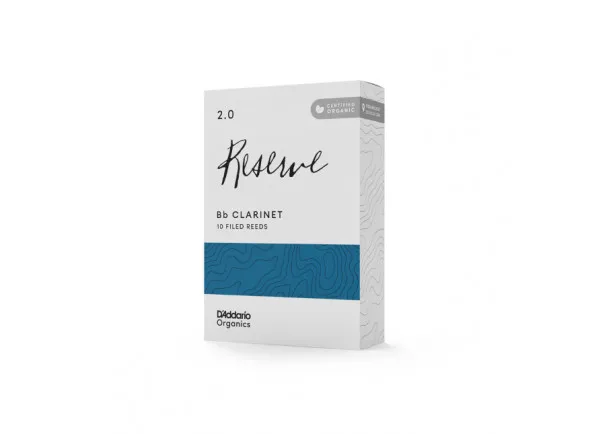 Daddario Organic Reserve Bb Clarinet Reeds Strength 4.5 10-pack