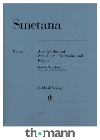 Henle Verlag Smetana Aus der Heimat