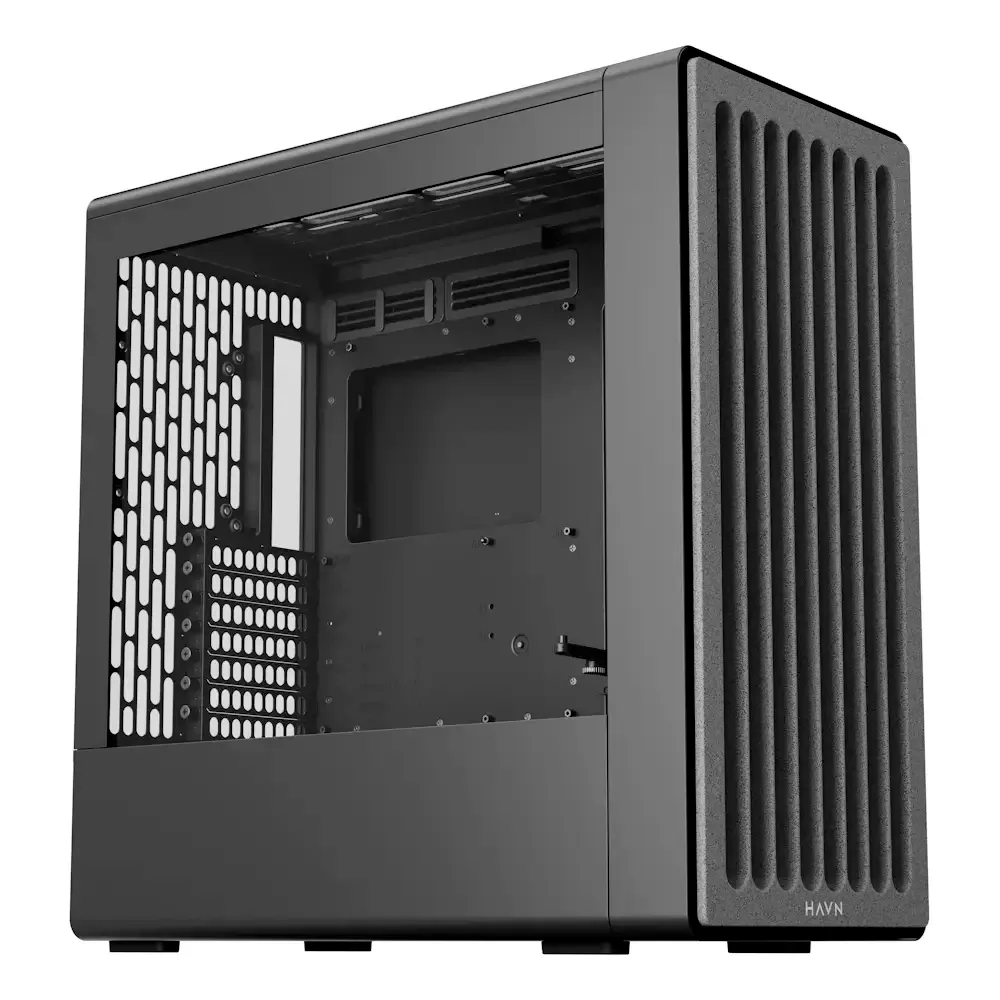 Caixa Extended-ATX HAVN BF 360 Tempered Glass Preta