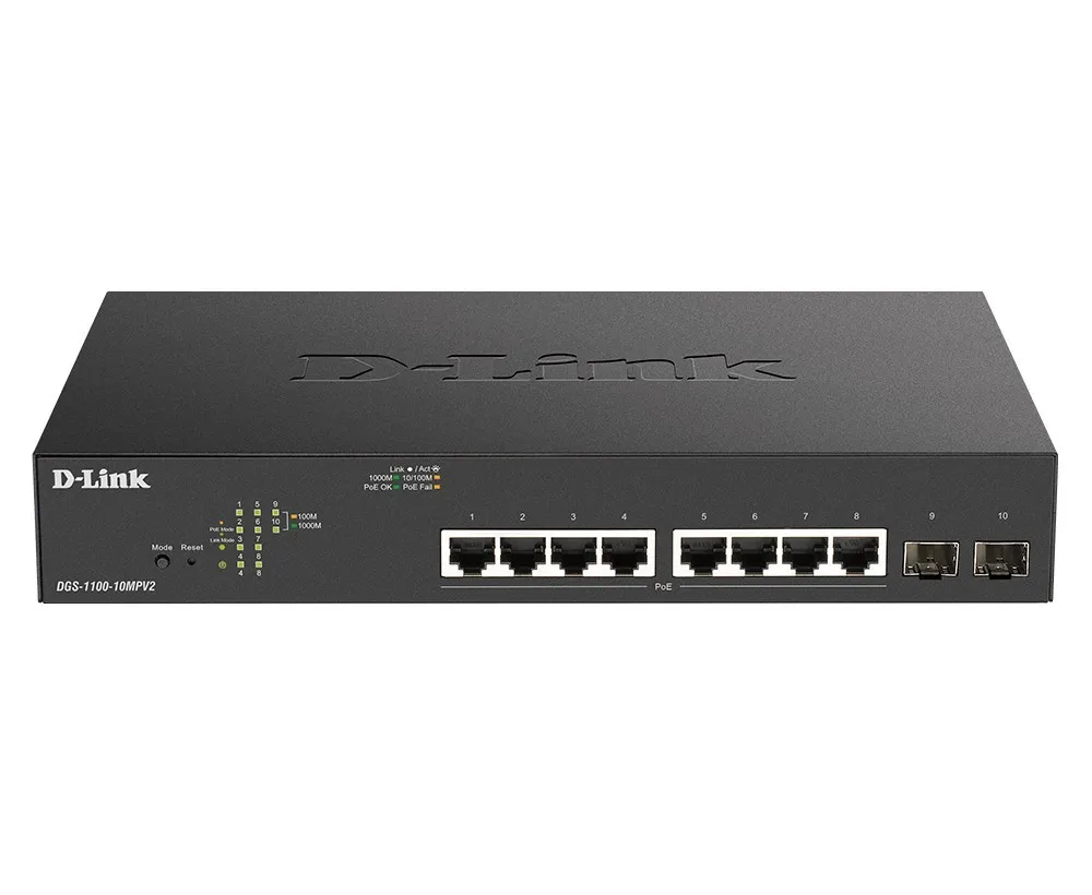 D-Link DGS-1100-10MPV2 network switch Managed Gigabit DGS-1100-10MPV2