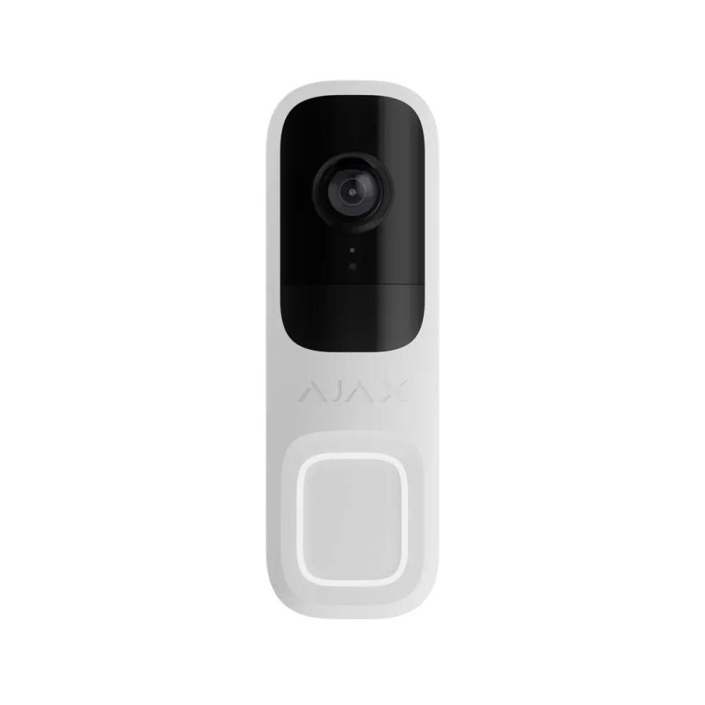 Campainha Ajax 4MP IA Integrada Branca - AJ-DOORBELL-4-W