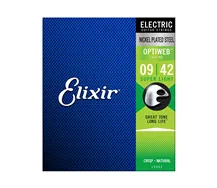 Jogo cordas guitarra elétrica Elixir Optiweb 19002 Super Light 009-042