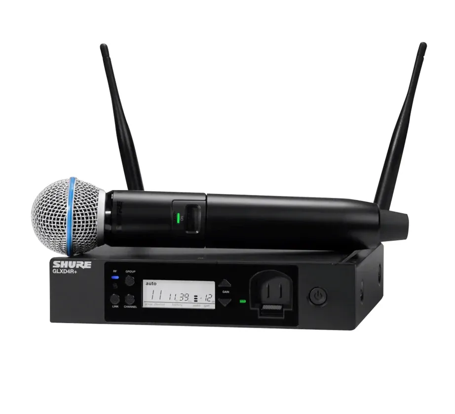 Sistema sem fios Microfone Shure GLXD24R+/Beta58