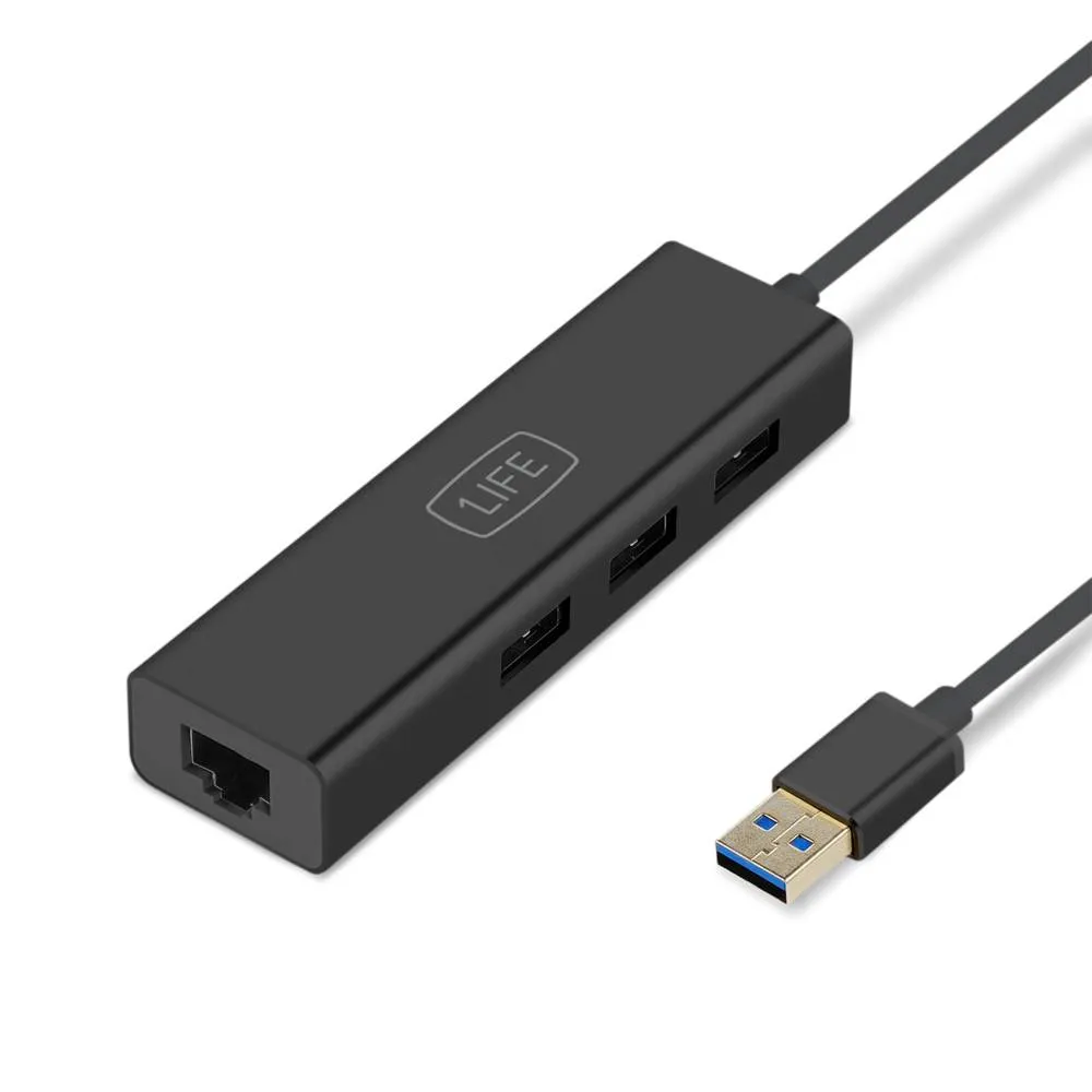 Hub 1Life usb:hub 3 USB 3.0 + RJ45 Ethernet