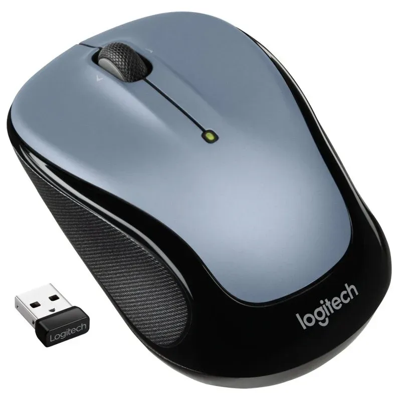 Logitech M325S Rato Sem Fios Ótico 1000 DPI Ambidestro Preto/Prateado
