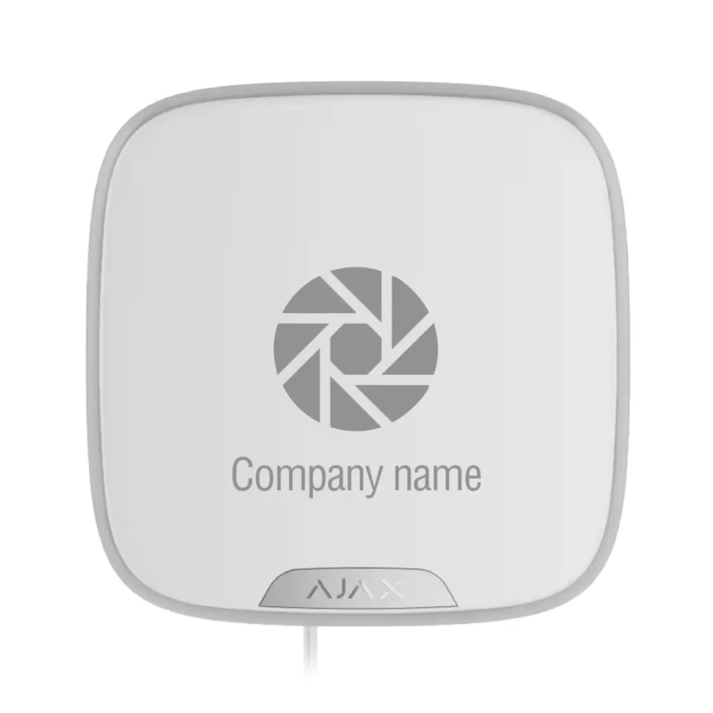 Sirene de Exterior Ajax StreetSiren DoubleDeck Fibra G3 IP54 Branco