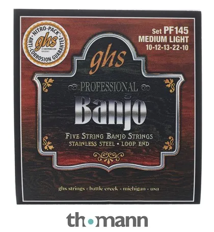 GHS PF145 Banjo String Set 5