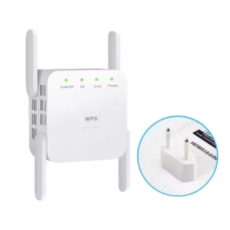 Extensor WiFi Genérico AC1200 5G Montagem Mural 300Mbps