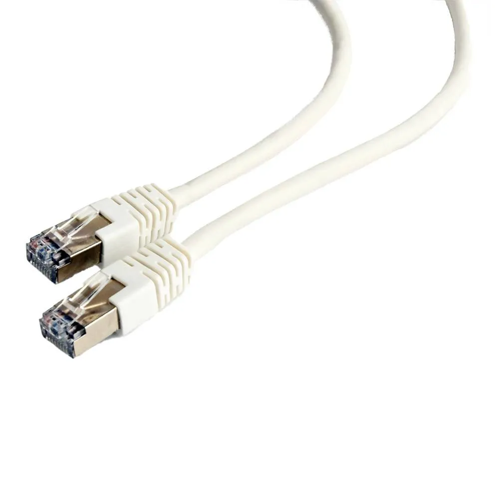Cabo de Rede Gembird PP6-3M/W Cat6 FTP (CCA) 3m AWG26 Branco