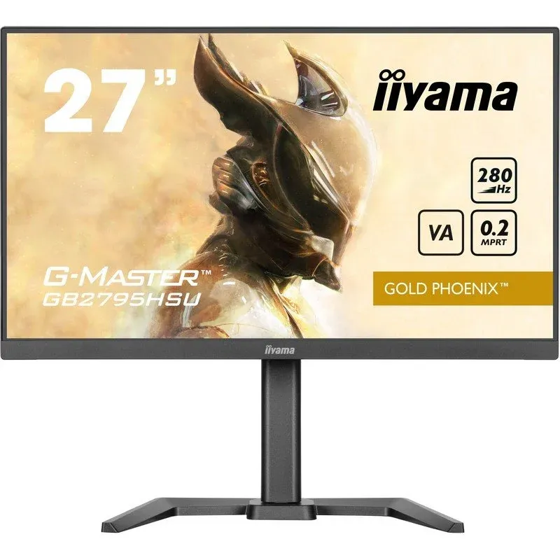 iiyama G-Master GB2795HSU-B1 27" VA FullHD 280Hz 0.2ms FreeSync USB-A Alto-falantes Altura Ajustável
