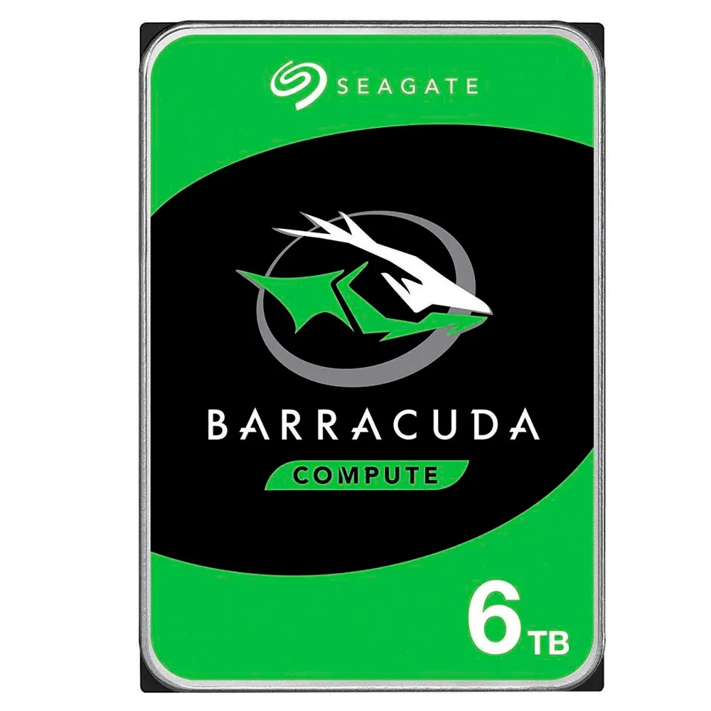 Disco Rígido 3.5 Seagate Barracuda 6TB 5400RPM 256MB SATA III