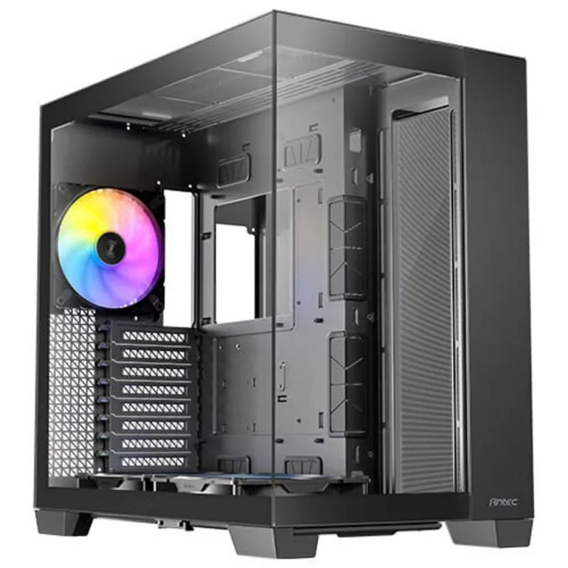 Caixa de Computador Gabinete PC Antec C8 ARGB Full Tower Preto Vidro Aço ATX EATX ITX Micro ATX