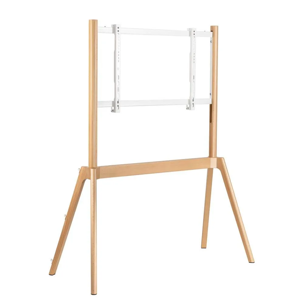 Suporte de Chão Amovível Napofix FM600F TV Stand 49 a 75 Madeira