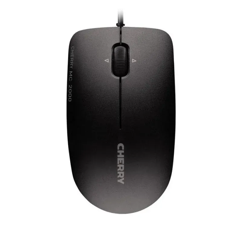 Mouse Cherry Mc 2000 Preto Qualidade, Conforto e Precisão Para Uso Profissional ou Recreativo em Windows e Mac!