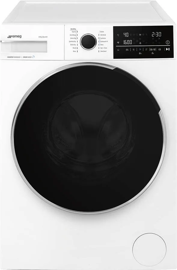 Máquina de Lavar e Secar Roupa SMEG WDN854SLDIN (5/8 kg - 1400 rpm - Branco)