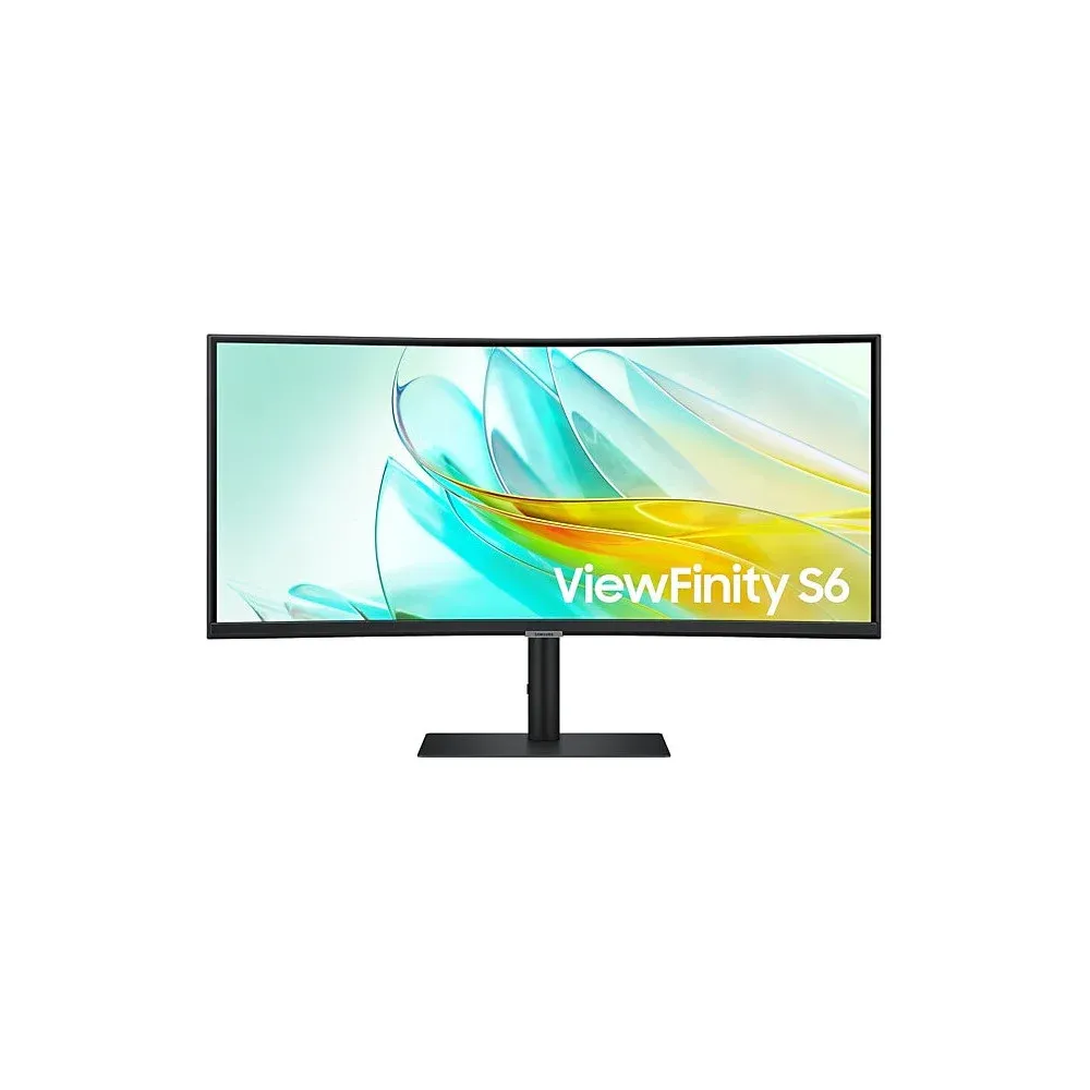 Monitor Curvo Samsung ViewFinity S6 34" VA UltraWide Quad HD 100Hz Preto - S34C652UAU