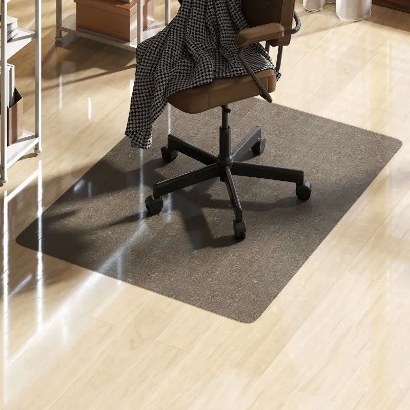 Homcom 922-012V03BK Tapete Protetor de Pavimento 90x120cm para Escritório Preto
