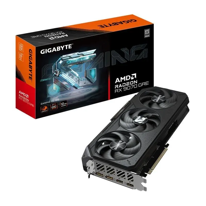Placa gráfica Gigabyte Radeon RX 9070 GRE GAMING OC 12GB GDDR6