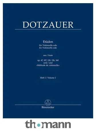Bärenreiter Dotzauer Etüden Cello 1