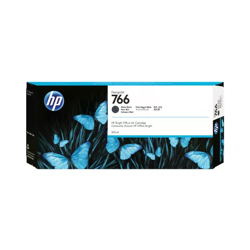 HP 766 300 ml Matte Black original DesignJet ink cartridge for DesignJet XL 3600 3600dr