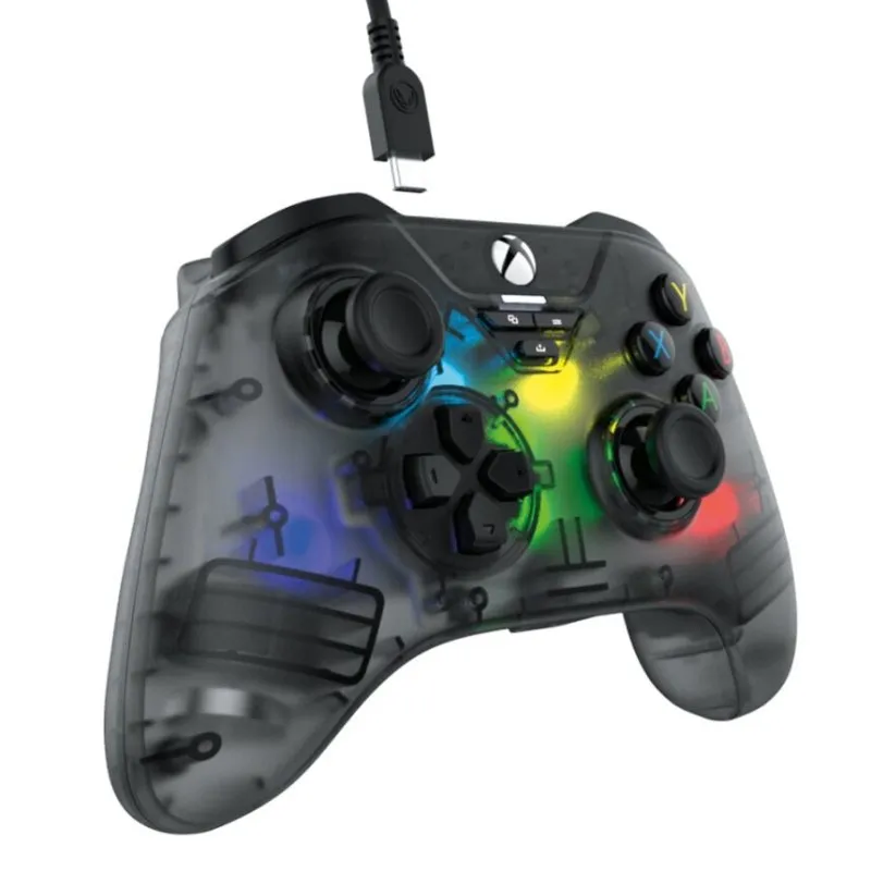 Snakebyte X RGB GamePad para Xbox/PC Cinzento Transparente