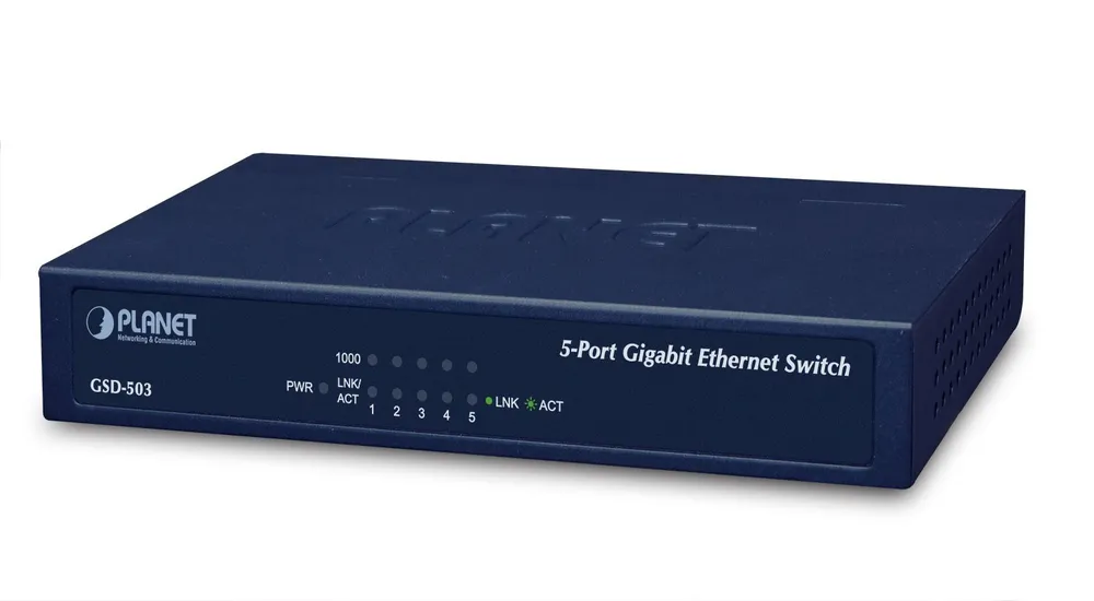 PLANET GSD-503 network switch Gigabit Ethernet (10/100/1000) GSD-503