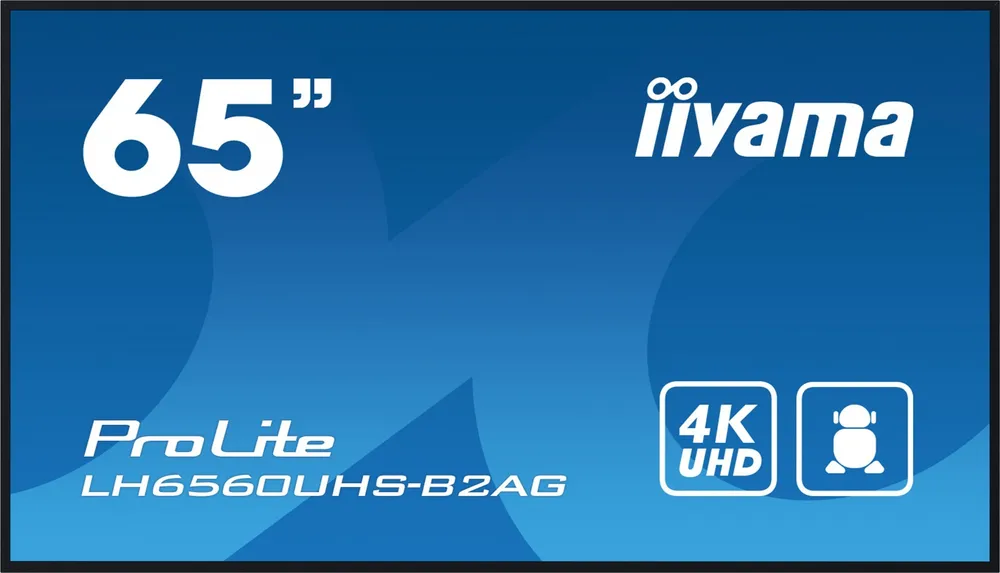 IIYAMA LH6560UHS-B2AG 65inch VA UHD Landscape and LH6560UHS-B2AG
