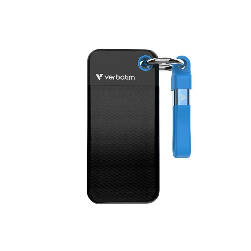 Disco Duro Verbatim 1TB SSD M.2 1000MB/s USB Tipo C Pocket SSD Policarbonato