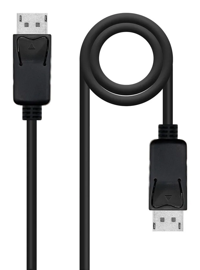 Cabo DisplayPort 1.4 Nanocable CCS, DP/M-DP/M, Preto,2.0 M