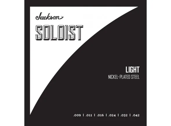Cordas Jackson® Soloist™ Strings, Light .009-.042