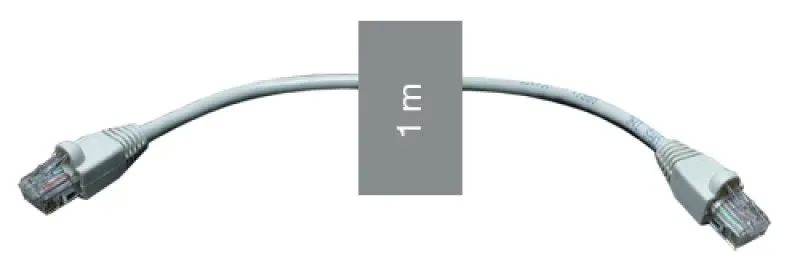 Cabo UTP Cat 6 1m Cinzento - TF-5201-GS