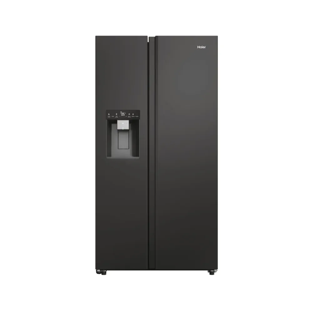 Frigorífico Americano Haier SBS 90 Série 5 601L Preto - HSW59F18EIPT