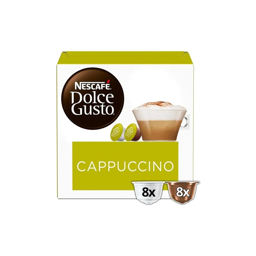 Nestle Cápsulas de café Dolce Gusto Cappuccino 16 unidades