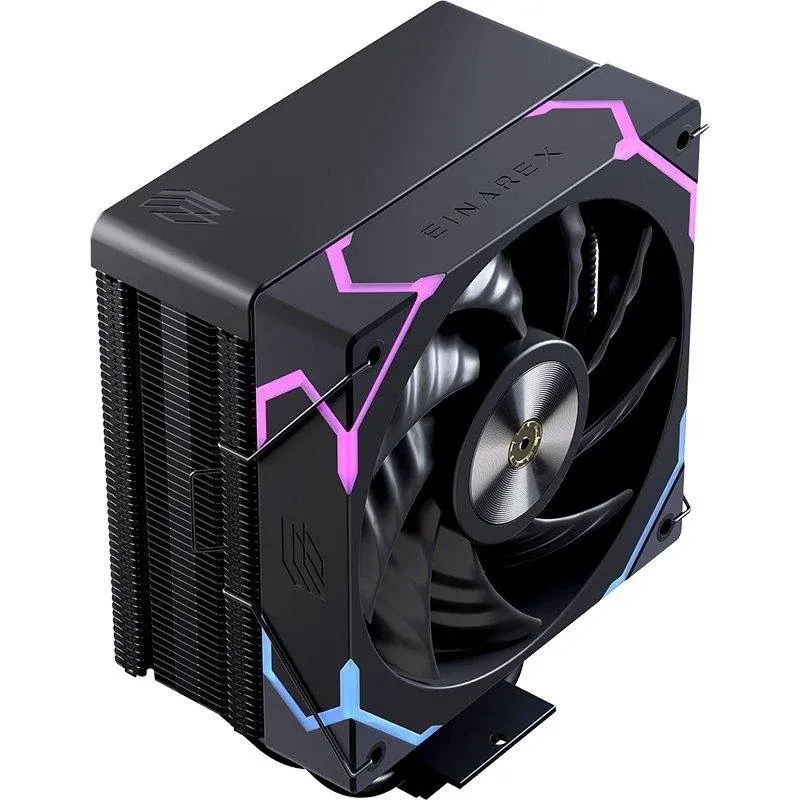 Cooler CPU Refrigeraçao a Ar Einarex Socket Intel AMD 120mm Ventus V100 RGB