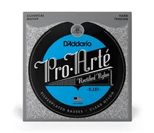 Jogo Cordas Guitarra Clássica Daddario EJ31 Tensão Forte
