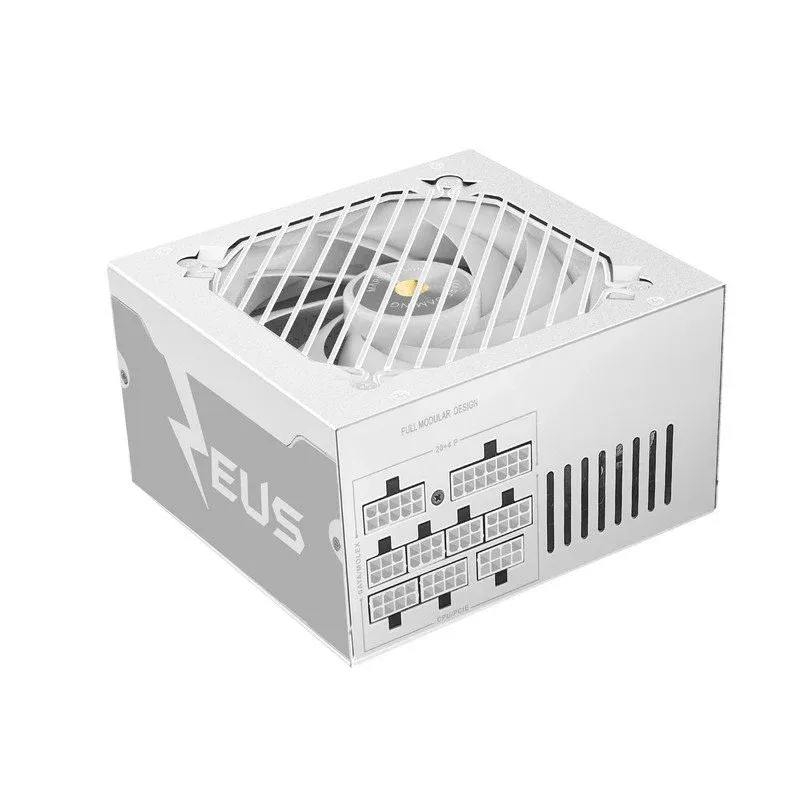Fonte Alimentação Mars Gaming MPZE750SIM Fonte de Alimentação Modular ATX 750W 80 Plus Silver com 10 Anos de Garantia Branca