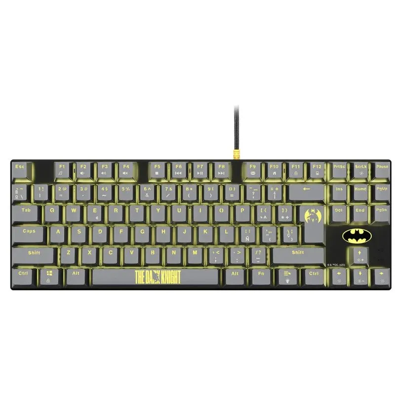 FR-TEC DC Batman Teclado Mecânico TKL Gaming Switch Azul