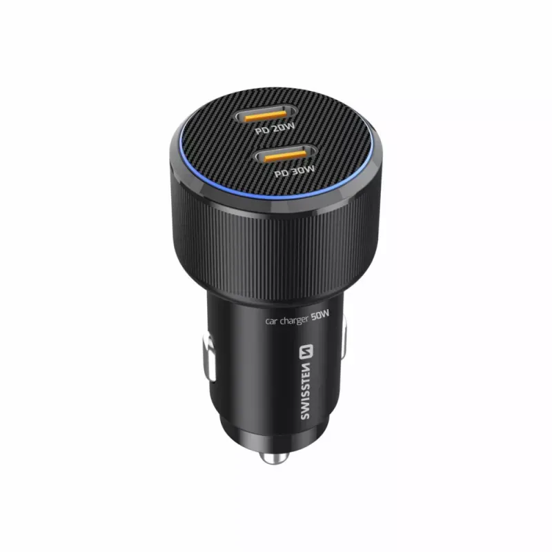 Swissten - Car charger 50W 2x USB-C PD