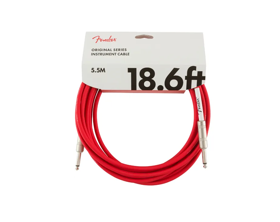 Cabo Instrumento Fender Original Series Fiesta Red 5,5mt