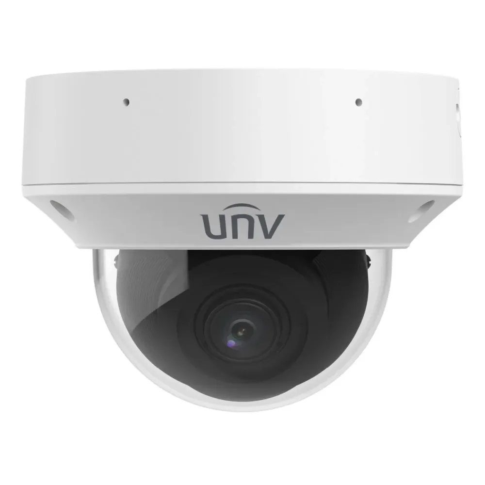 Câmara de Segurança IP Uniview Pro Dome PoE 8MP 8-32mm IP67 LightHunter Branca