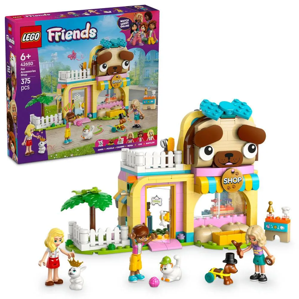 LEGO Friends: Loja de Acessórios para Animais | Idades 6+ | 375 Peças | Item 42650