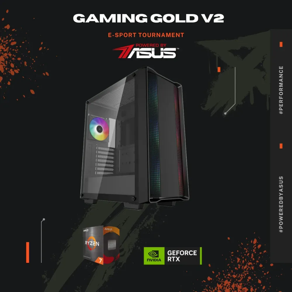 Computador Gaming Gold V2 Ryzen 7 5700X 32GB 512GB SSD RTX 5060