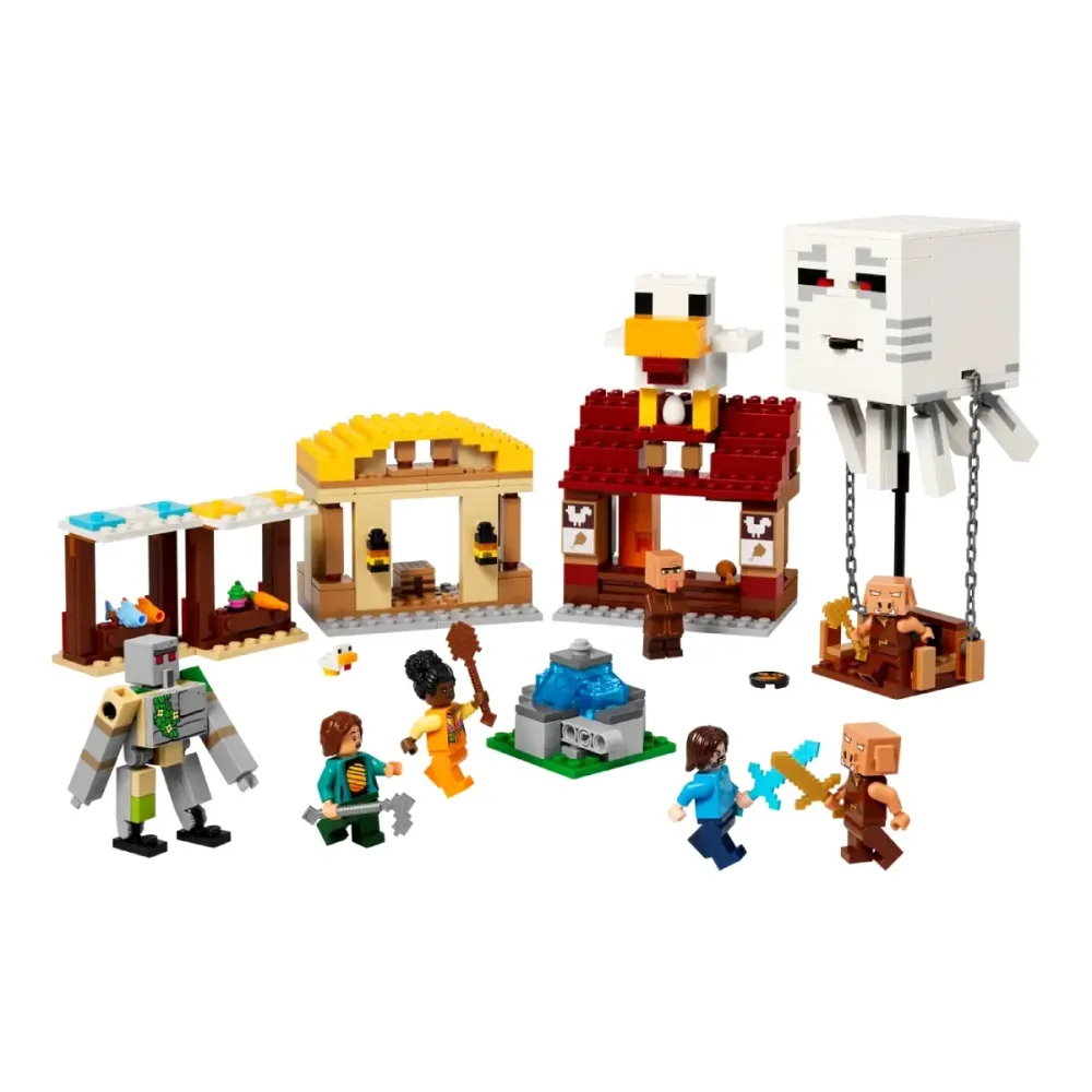LEGO Minecraft O Ataque à Aldeia do Balão Ghast - 21273