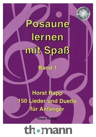 Horst Rapp Verlag Posaune lernen mit Spaß 1